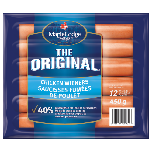 Pack Shot - Maple Lodge Chicken Wieners