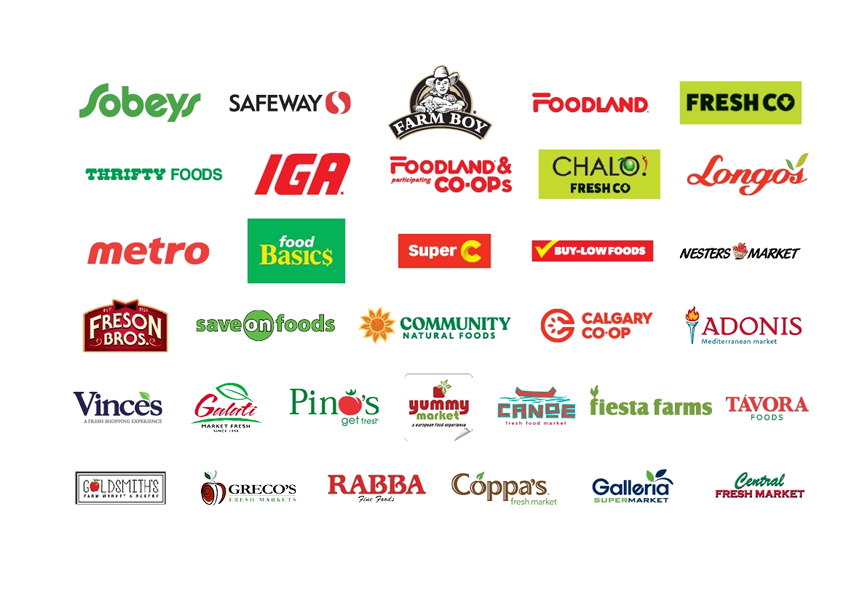 Make Happy Tummies 2026 Participating Retailer Logos